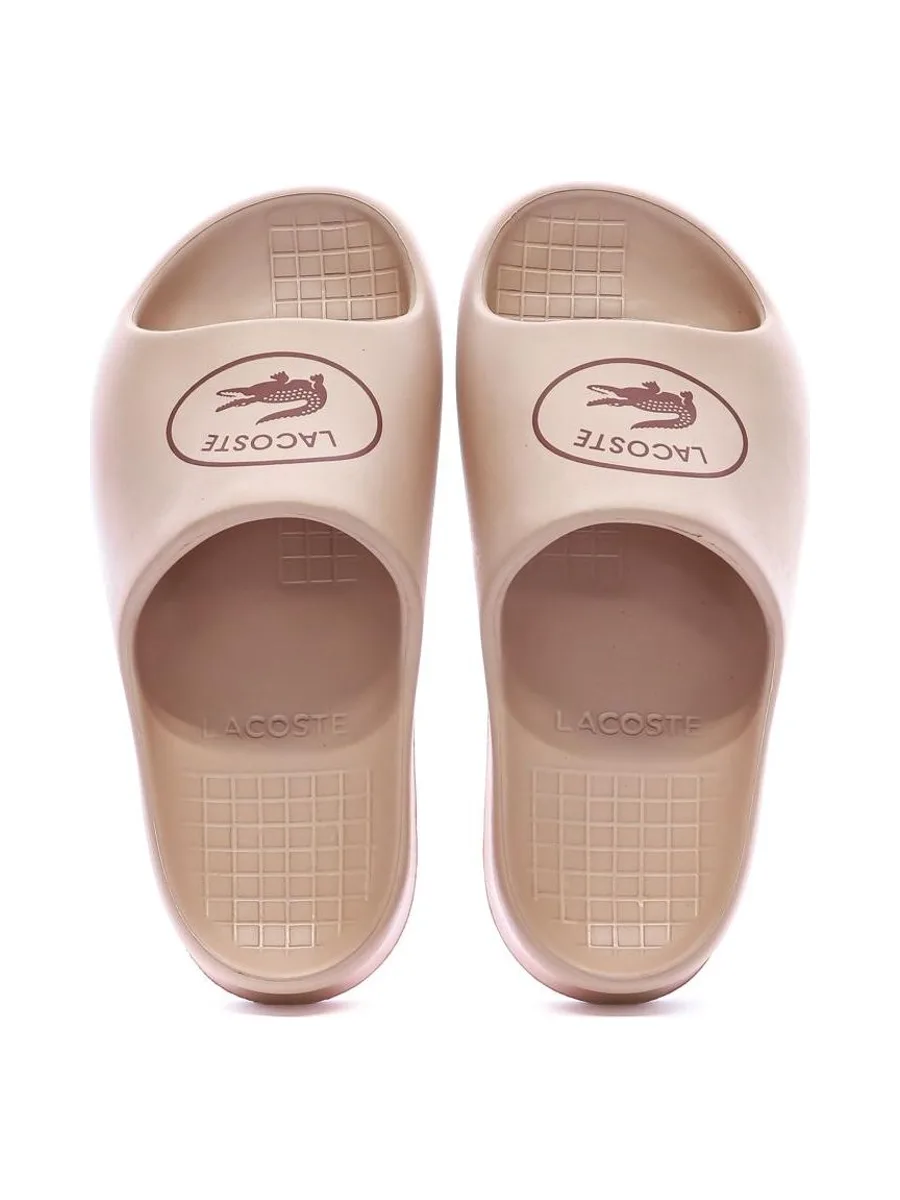 Claquettes Vieux Rose Femme Lacoste Serve Slide 2.0 4