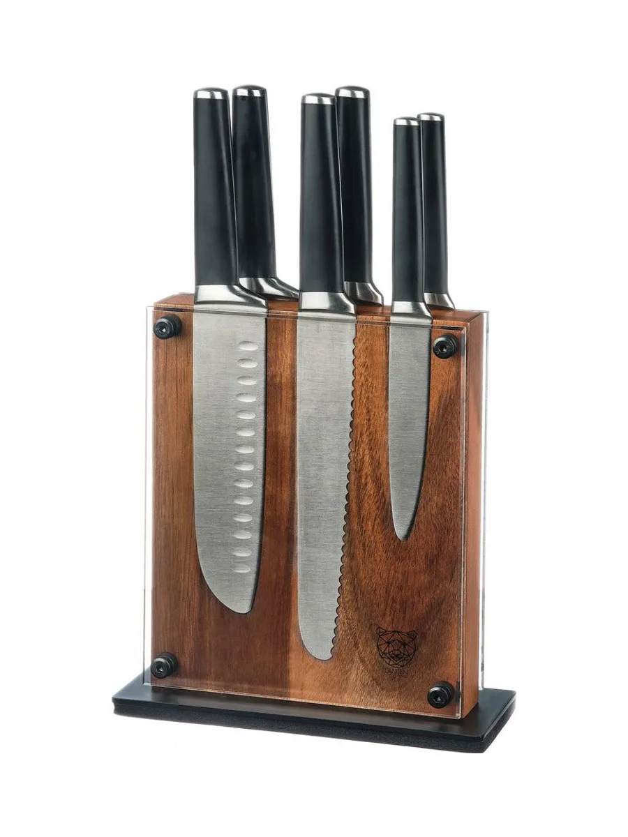 Bloc couteaux de cuisine JONA RAUMA - 7 pièces 1