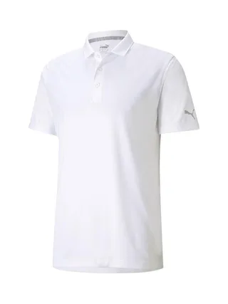 Polo Blanc Homme Puma Gamer 1