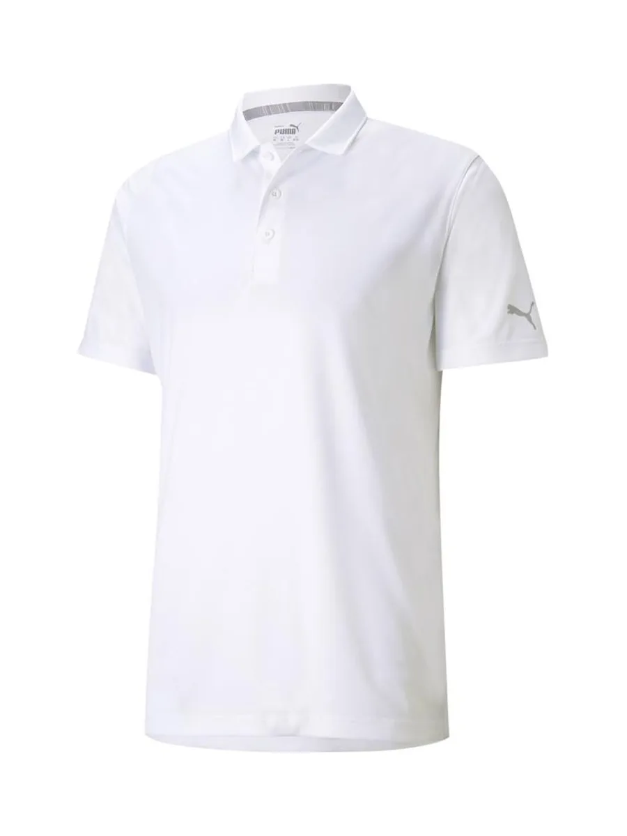 Polo Blanc Homme Puma Gamer 2