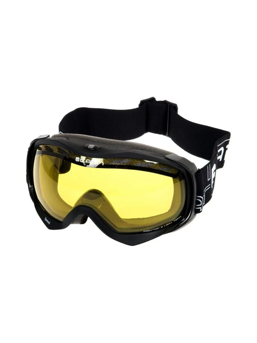 Masque de Ski Noir/Jaune Homme/Femme Cairn Speed Spx1 2