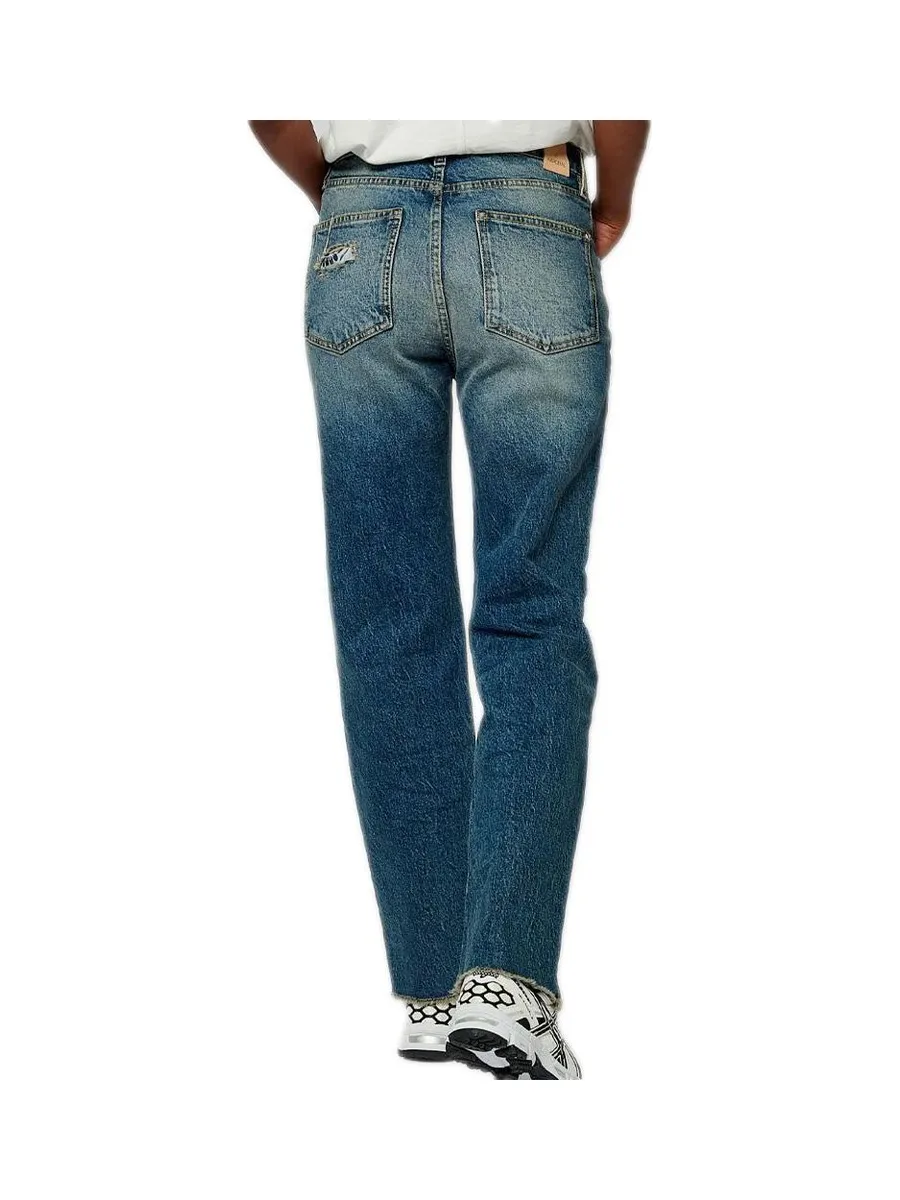 Jean Droit Bleu Femme Kaporal BEKKI 3