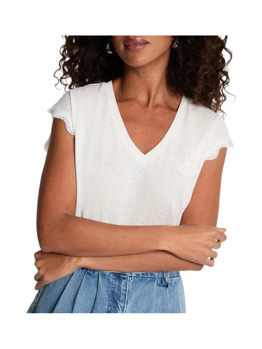 T-shirt Blanc Femme Morgan DECUME 2