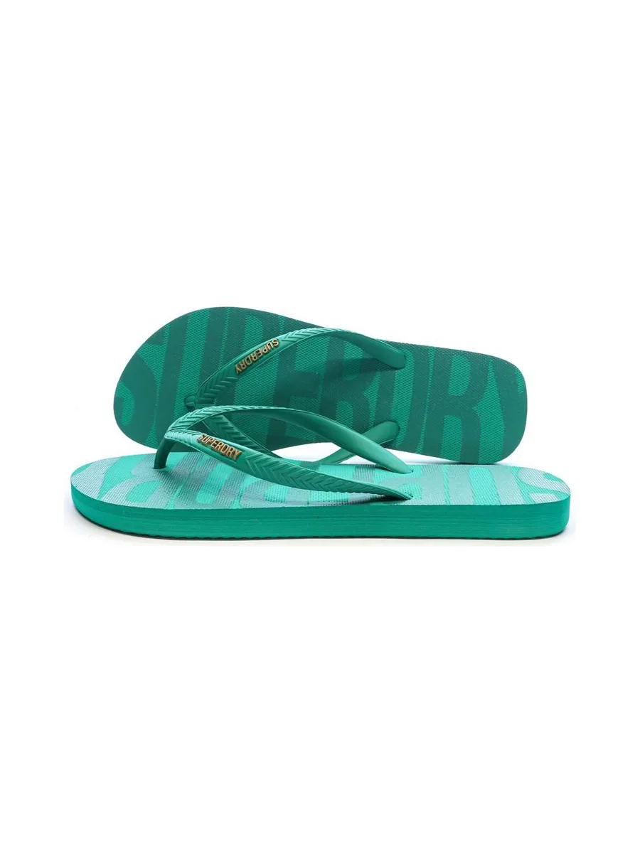 Tongs Vert Superdry Essental Flip Flop 2