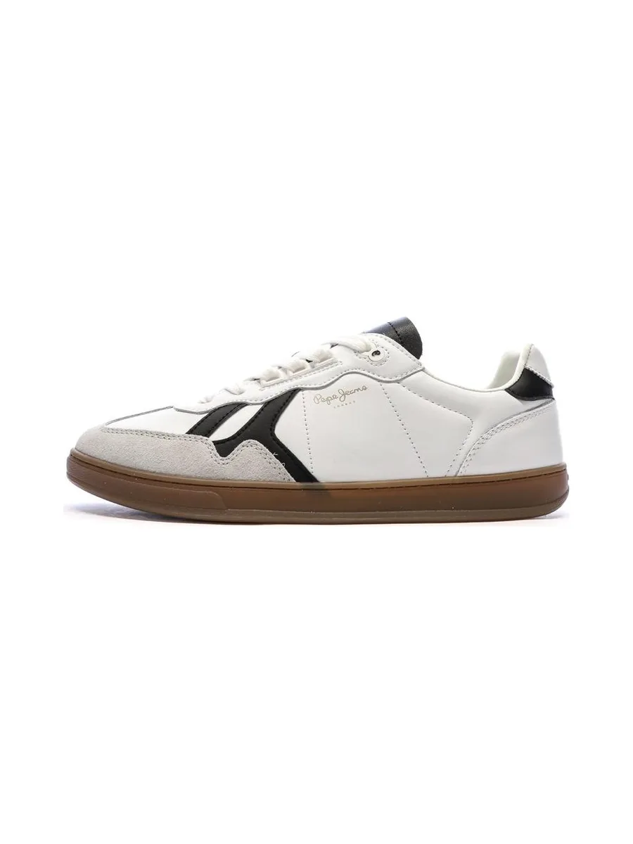 Baskets Blanches/Noires Homme Pepe jeans Ball 1