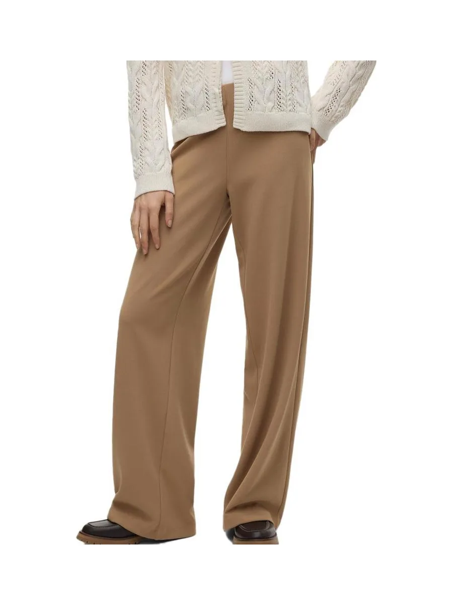 Pantalon fluide Marron Femme Vero Moda Berlin 1