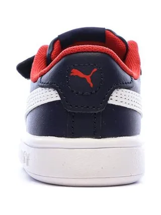 Baskets Marine/Rouge Garçon Puma Smash 3.0 3