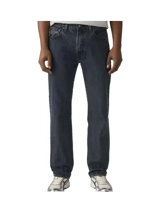 Jean 555 Noir Homme Levi's Relaxed Straight 000LO 1