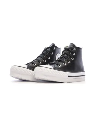 Baskets Noires Fille Converse All Star Eva 6