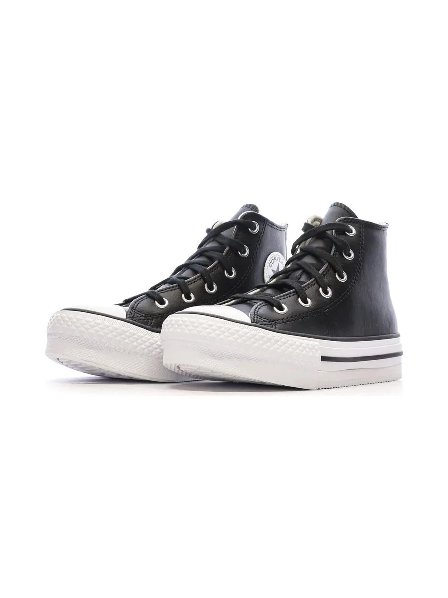 Baskets Noires Fille Converse All Star Eva 7