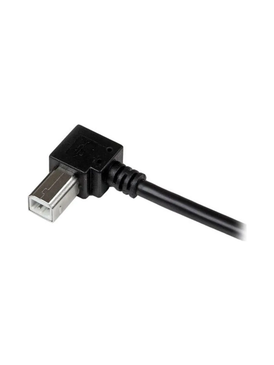 1m USB 2.0 A to Right Angle B Cable M/M 4