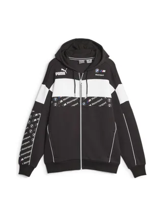 Sweat Zippe à Capuche Noir Homme Puma Bmw 621866 1