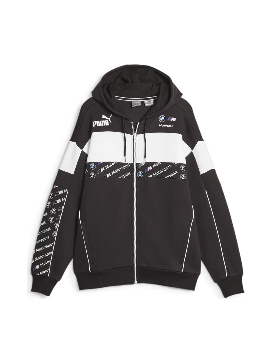 Sweat Zippe à Capuche Noir Homme Puma Bmw 621866 2