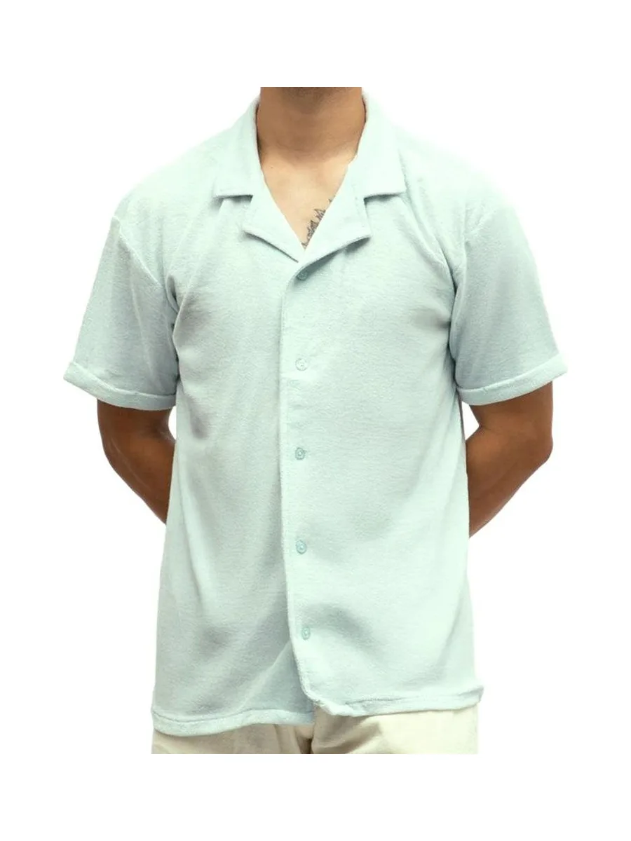 Chemise Verte Homme Paname Brothers CHARLY 2