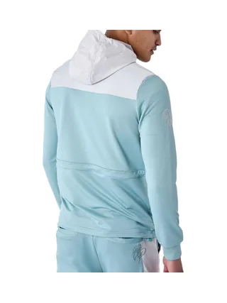 Sweat à Capuche Blanc/Bleu Homme Project X Paris Bicolore 2