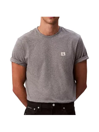 T-Shirt Gris Homme Calvin Klein Jeans Badge 30s 1