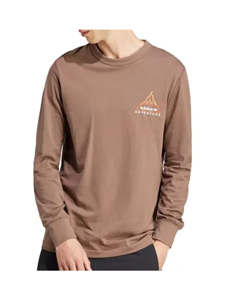 T-shirt Marron Homme Adidas Adv Volcano 1