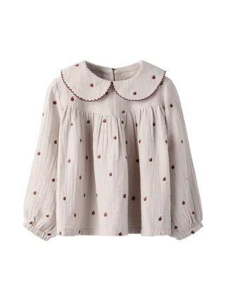 Blouse Rose Fille Lil' Atelier Kamma 1