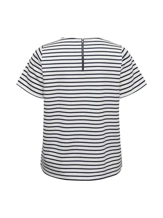 T-Shirt Blanc/Noir Femme Vero Moda Vmcabby 2