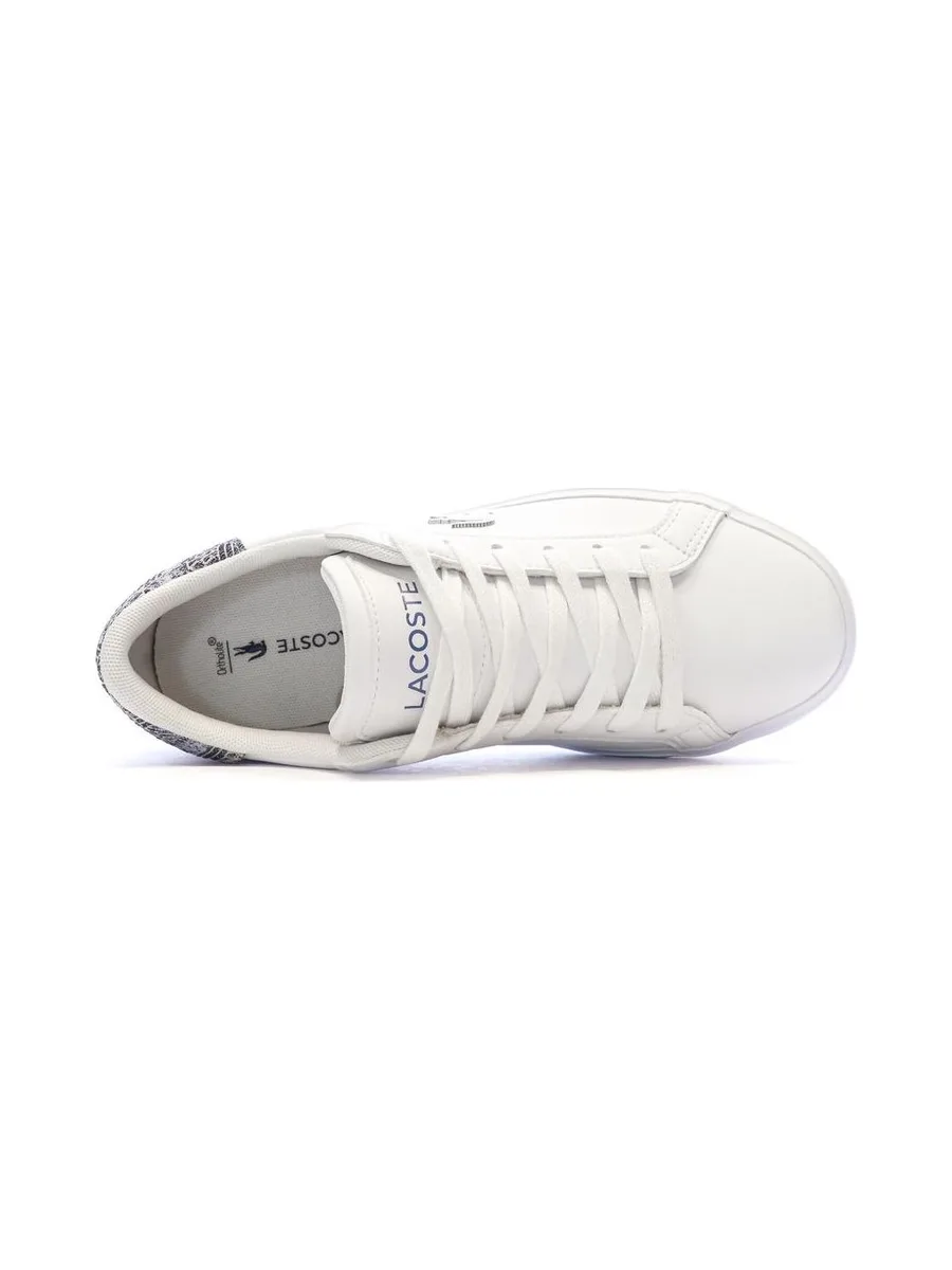 Baskets Blanches/Grises Ado Lacoste T-clip 5