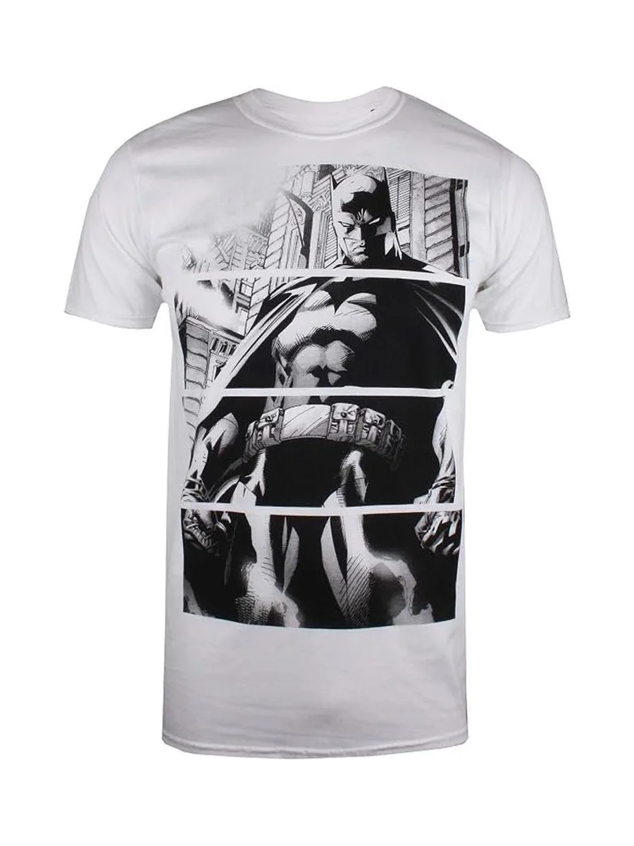 T-Shirt Blanc Homme Comics Batman Panels 3