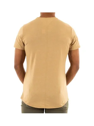 T-shirt Beige Homme Tommy Hilfiger Slim Jaspe 2