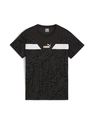 T-shirt Noir Garçon Puma Hypernatu 1