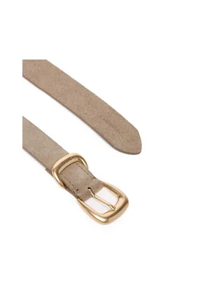 Ceinture Taupe Femme Calvin Klein Jeans 2 Piece Suede - T 2