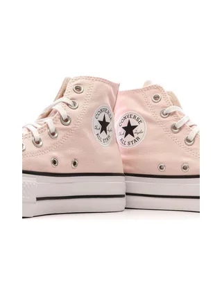 Baskets Roses Femme Converse All Star Lift Platform A06507C 7