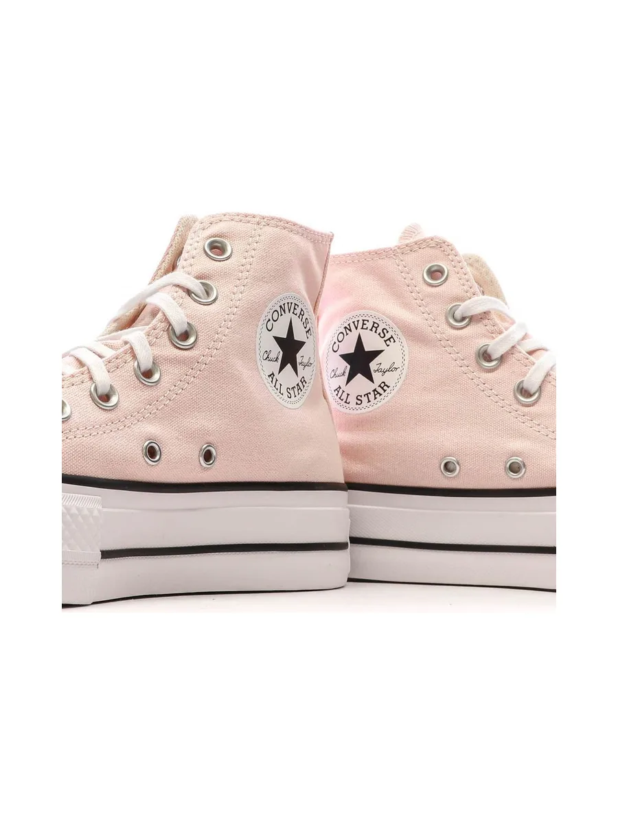 Baskets Roses Femme Converse All Star Lift Platform A06507C 8