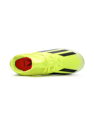 Chaussures de football Jaune Fluo Garçon Adidas X Crazyfast League 4