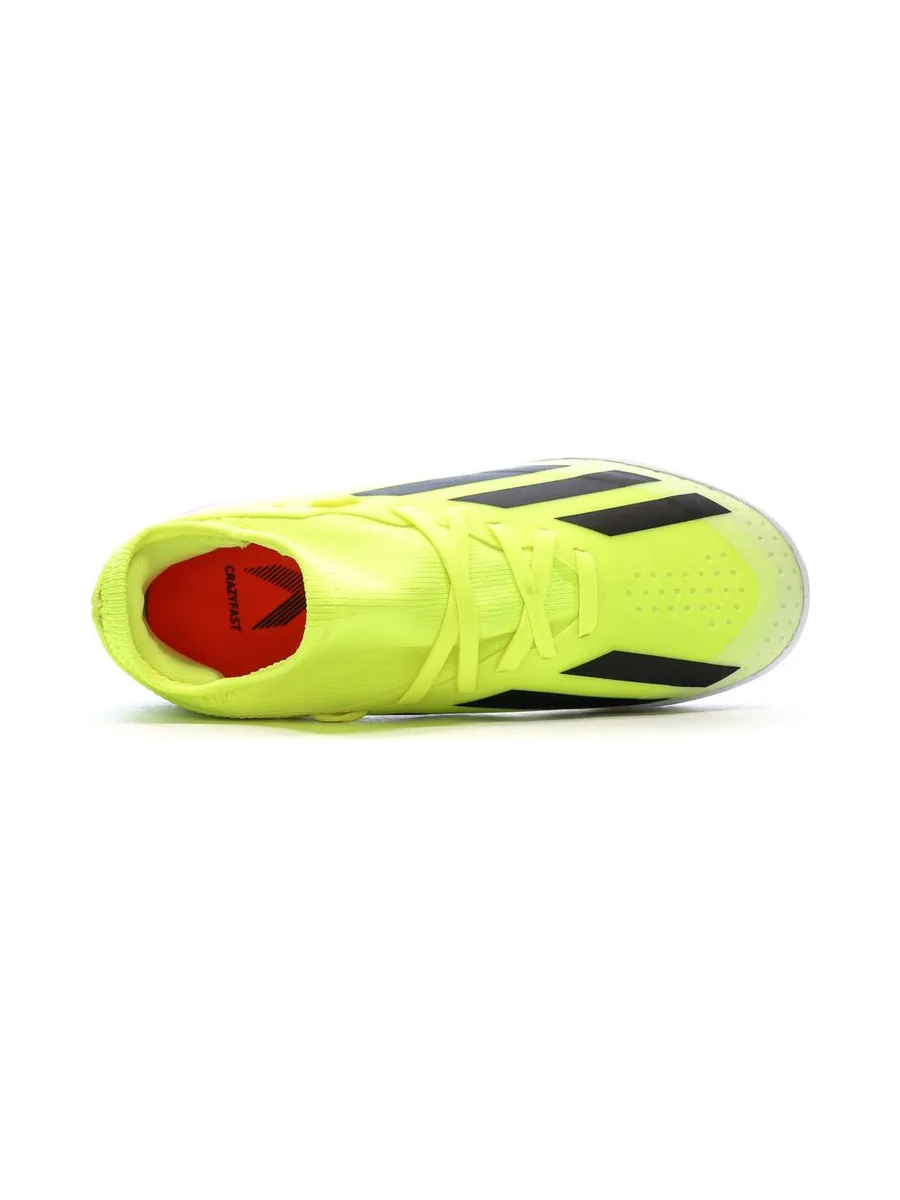 Chaussures de football Jaune Fluo Garçon Adidas X Crazyfast League 5