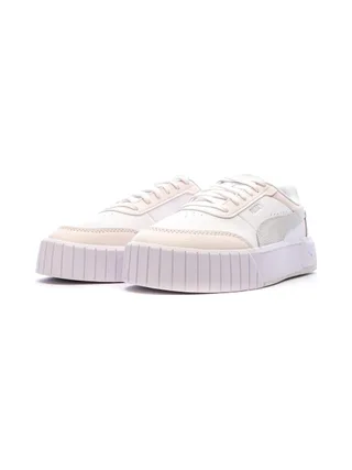 Baskets Blanc/Rose/Gris Femme Puma Carina Mia 6