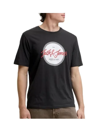 T-Shirt Noir Homme Jack & Jones Urban 1