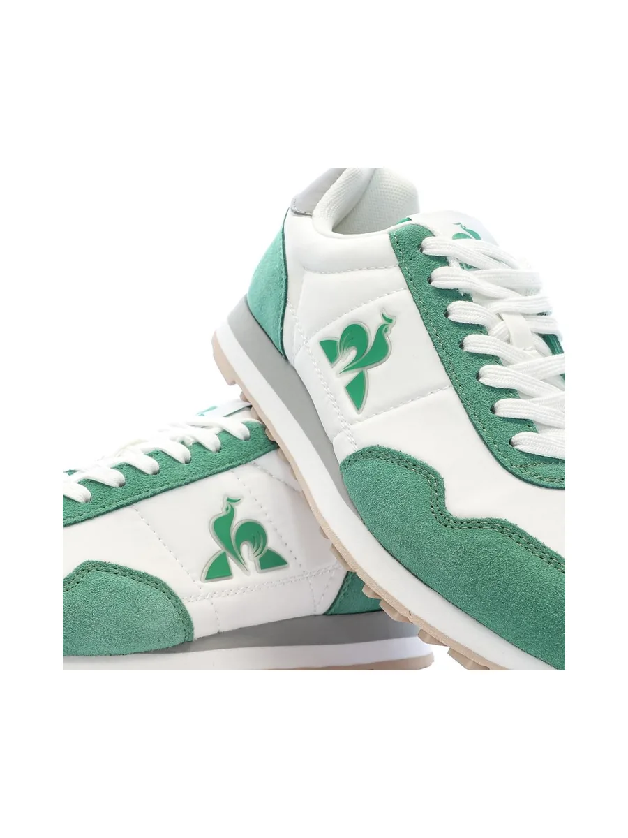 Baskets Blanches/Verte Femme Le Coq Sportif Astra_2 W Optical 8