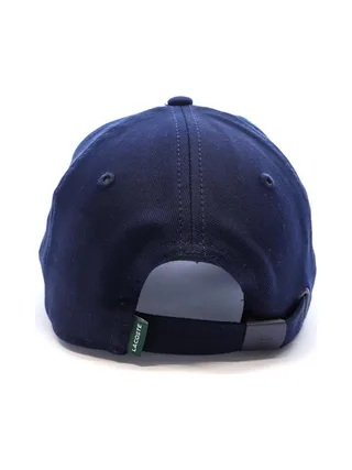 Casquette Marine Mixte Lacoste Monochrome Cotton Twill 3
