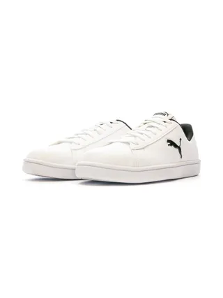 Baskets Blanches/Noires Garçon Puma Cat 6