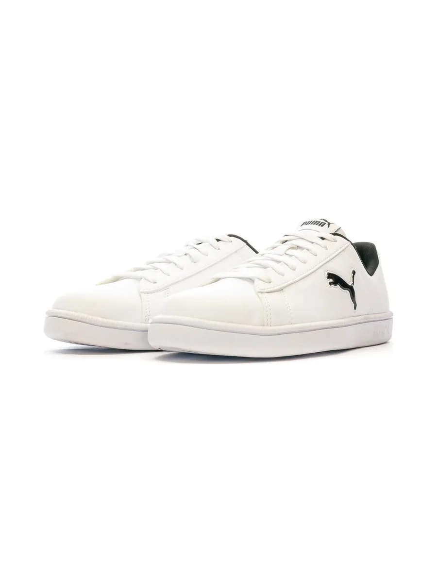 Baskets Blanches/Noires Garçon Puma Cat 7