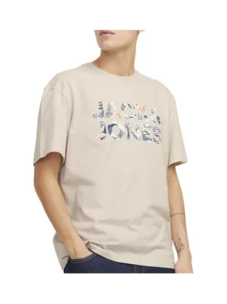 T-Shirt Beige Homme Jack & Jones Bryan 1