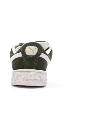 Baskets Kaki/Blanc Femme Puma Suede XL 3