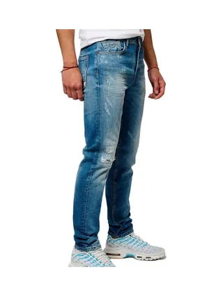 Jean Slim Bleu Délavé Homme Kaporal Darko 1