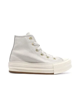 Baskets Grises Fille Converse All Star Eva A10382C 2