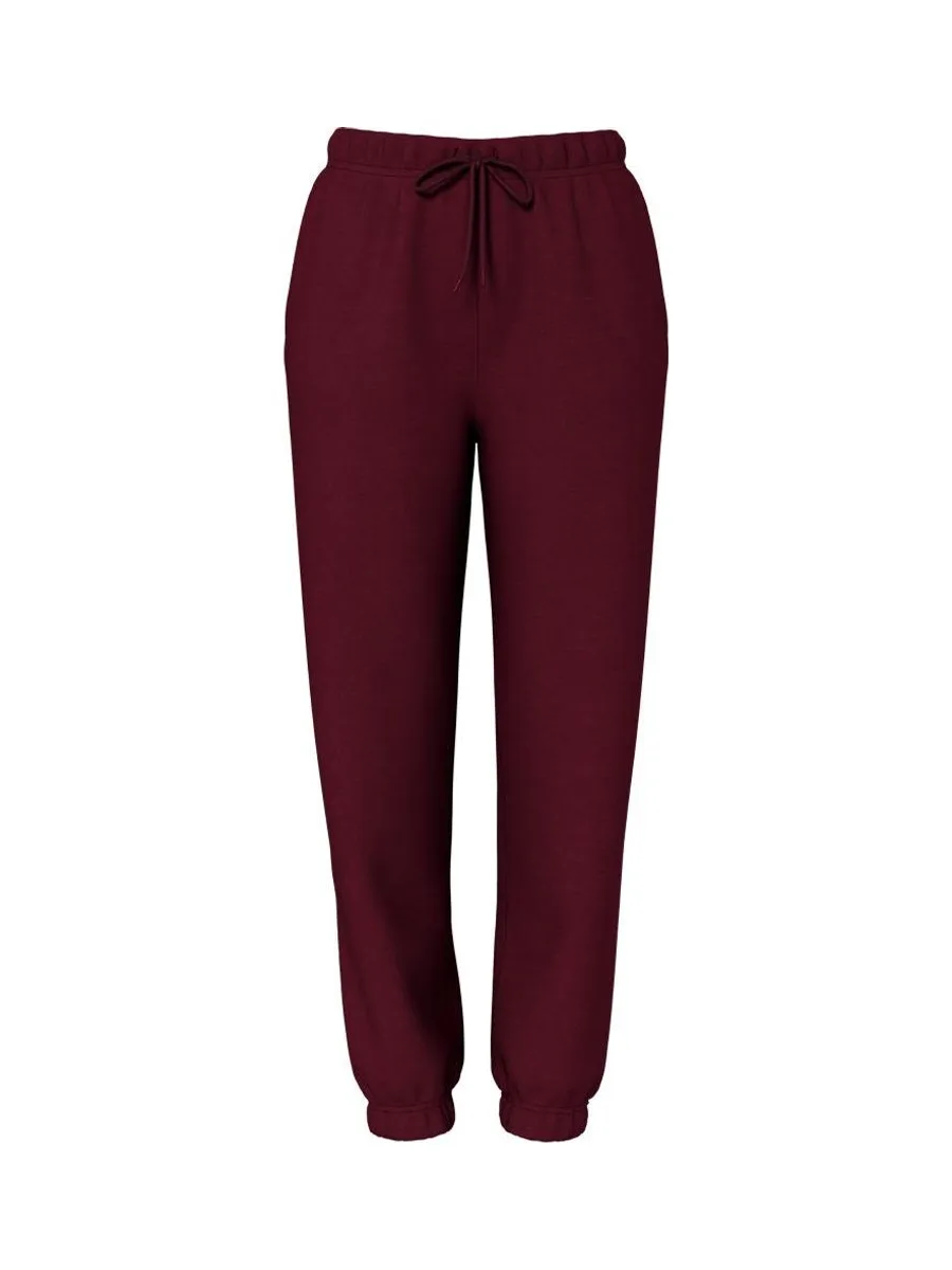 Jogging Bordeaux Femme Pieces Pcchilli 2