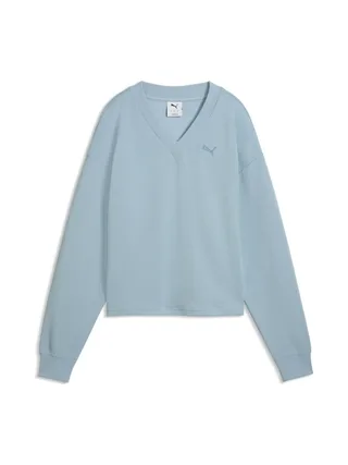 Sweat Bleu Femme Puma Elevated 1