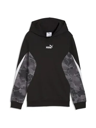 Sweat Noir Garçon Puma Class Hoodie Camo 1