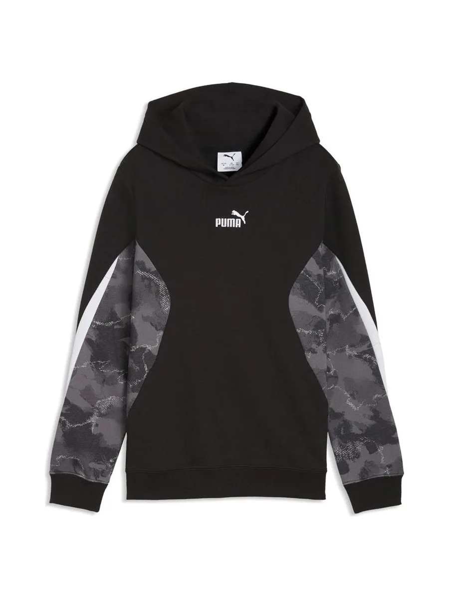 Sweat Noir Garçon Puma Class Hoodie Camo 2
