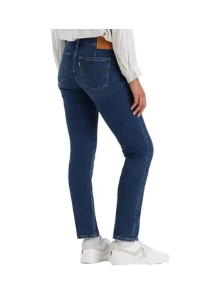 Jean 712 Slim Bleu foncé Femme Levi's Welt Pocket 2