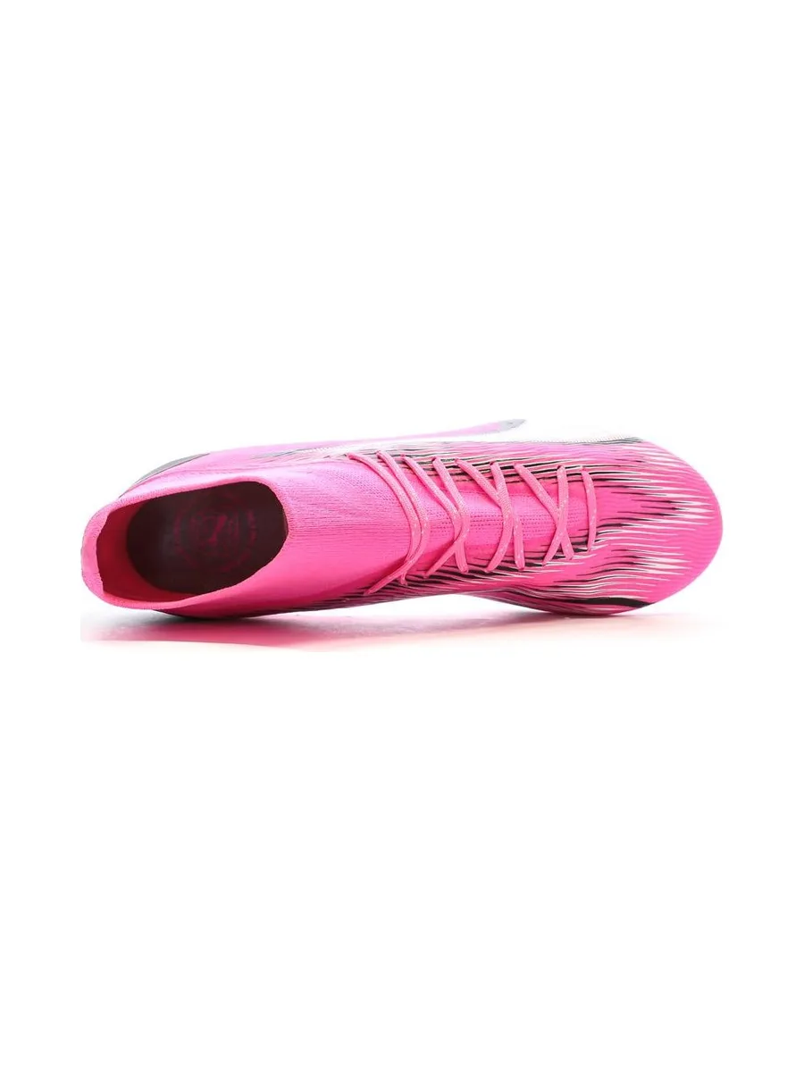 Chaussures de Football Rose/Noire Homme Puma Ultra Pro 5