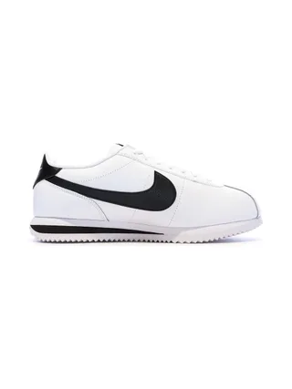 Baskets Blanc/Noir Homme Nike Cortez 2