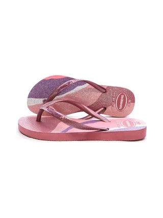 Tongs Prunes Fille Havaianas Hav Slim Palette Glow VV 1